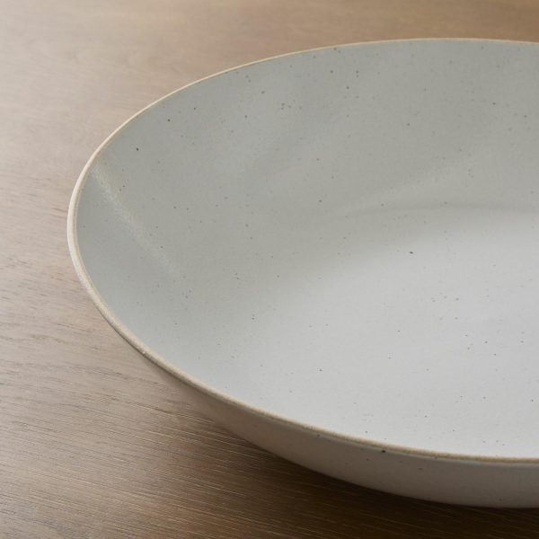 Mill Stoneware Low Serving Bowl  |  Serveware Kitchen & Dining Serveware