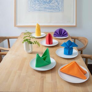 Moma Fold-By-Number Cloth Napkins (Set Of 6)  |  Table Linens Kitchen & Dining Table Linens