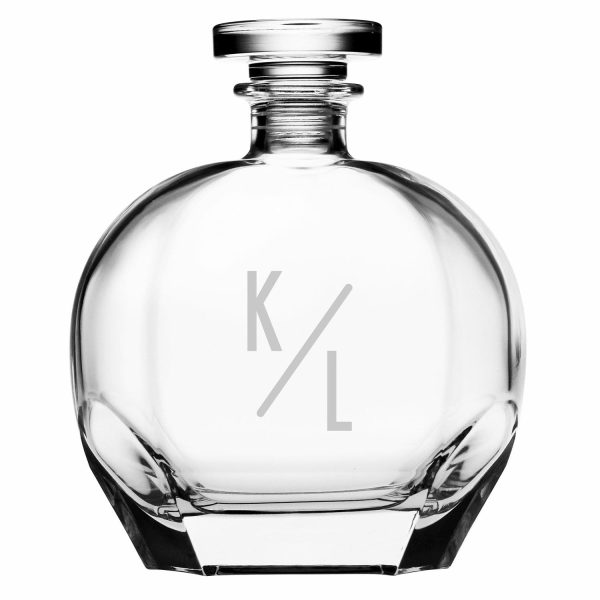 Monogram Puccini Glass Decanter  |  Glassware & Barware Glassware & Barware Glassware & Barware