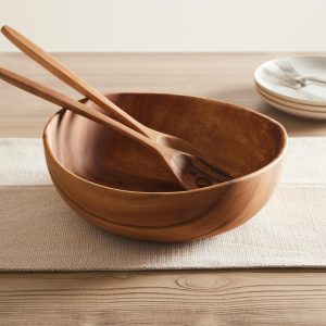 Organic Shaped Wood Serving Utensils (Set Of 2)  |  Serveware Kitchen & Dining Serveware