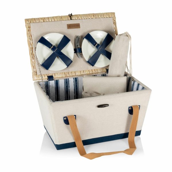 Picnic Time Boardwalk Picnic Basket For 4  |  Outdoor Kitchen & Dining Outdoor