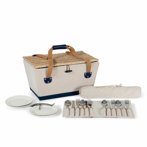 Picnic Time Boardwalk Picnic Basket For 4  |  Outdoor Kitchen & Dining Outdoor