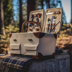 Picnic Time Pioneer Picnic Basket For Two  |  Outdoor Kitchen & Dining Outdoor