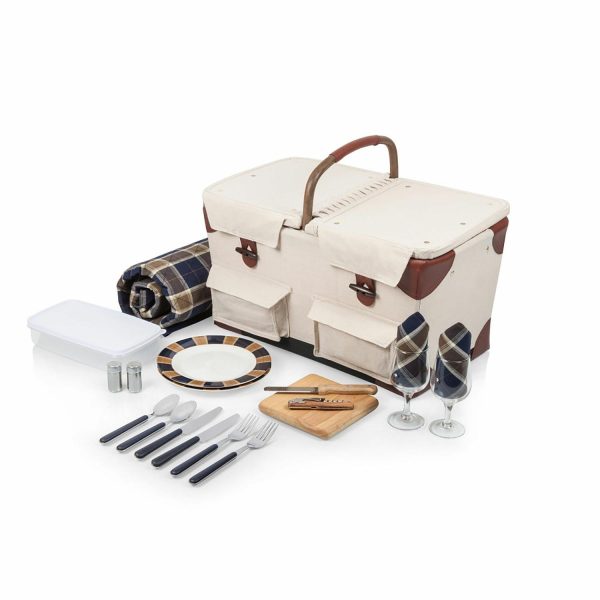 Picnic Time Pioneer Picnic Basket For Two  |  Outdoor Kitchen & Dining Outdoor