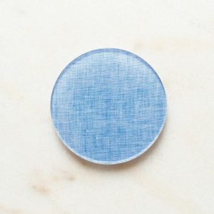 Proper Table Campbell Chambray Coaster (Set Of 4) – Blue  |  Glassware & Barware Glassware & Barware Glassware & Barware