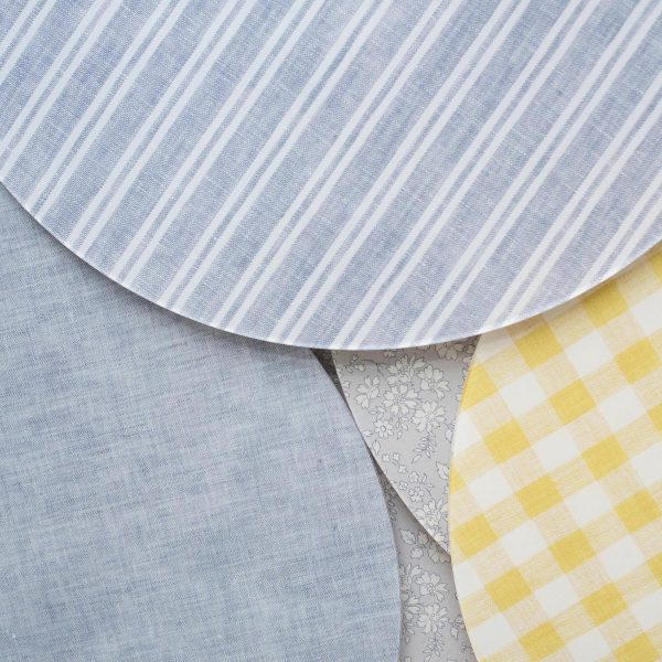 Proper Table George Gray Stripe Placemat  |  Table Linens Kitchen & Dining Table Linens