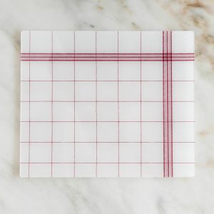 Proper Table Wilson French Check Placemat – Red  |  Table Linens Kitchen & Dining Table Linens