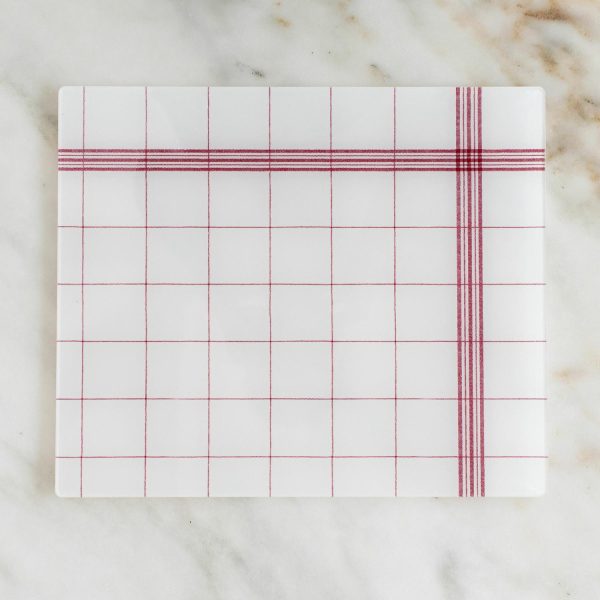 Proper Table Wilson French Check Placemat – Red  |  Table Linens Kitchen & Dining Table Linens