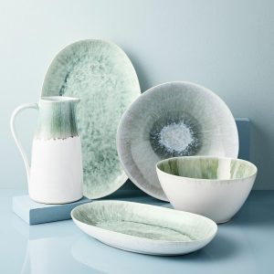 Reactive Glaze Stoneware Serving Bowls  |  Serveware Kitchen & Dining Serveware