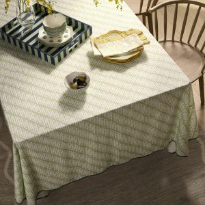 Rhode Batik Cotton Tablecloth  |  Table Linens Kitchen & Dining Table Linens