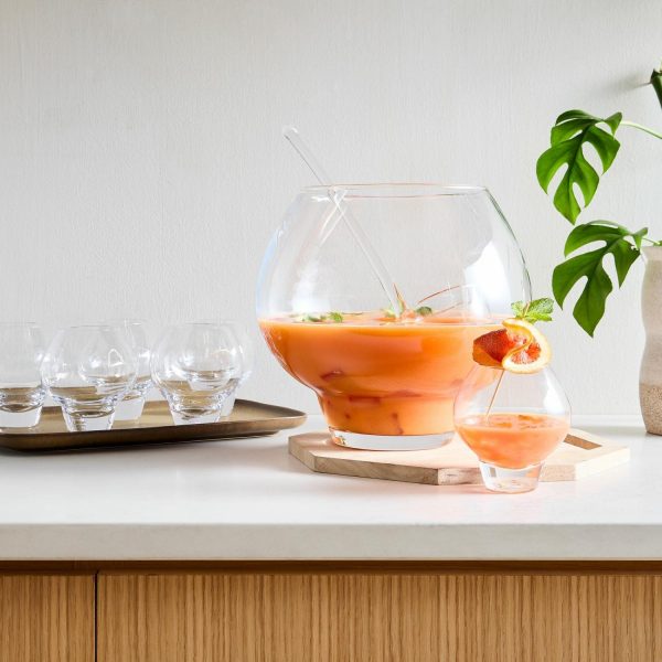 Rum Punch Bowl Set  |  Glassware & Barware Glassware & Barware Glassware & Barware