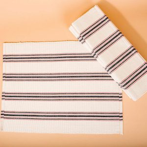 Siafu Home Mistari Placemats (Set Of 4)  |  Table Linens Kitchen & Dining Table Linens