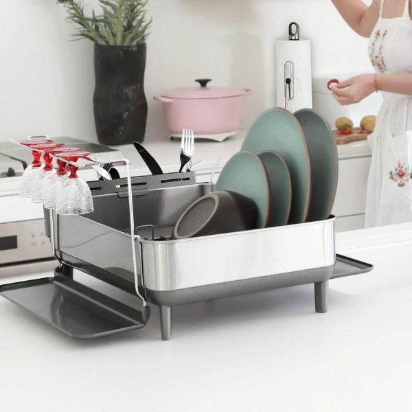 Simplehuman Stainless Steel Dish Rack  |  Kitchen Kitchen Kitchen