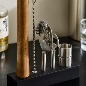 Streamline Metal Bar Tools W/ Stand  |  Glassware & Barware Glassware & Barware Glassware & Barware