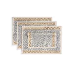 Sustainable Threads Moonlight Placemats (Set Of 4)  |  Table Linens Kitchen & Dining Table Linens