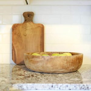 Takara Teak Wood Bowl  |  Serveware Kitchen & Dining Serveware