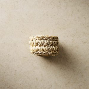 Tallo De Olivo Fique Spiral Napkin Ring  |  Table Linens Kitchen & Dining Table Linens