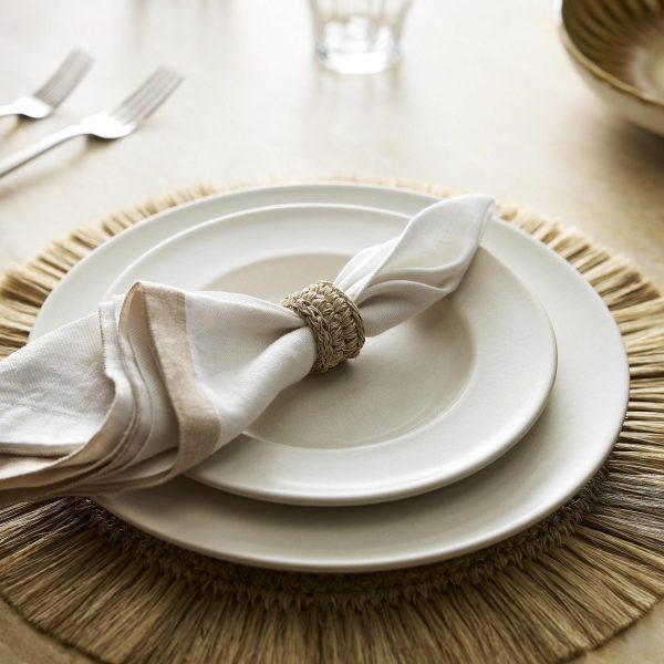 Tallo De Olivo Fique Spiral Napkin Ring  |  Table Linens Kitchen & Dining Table Linens