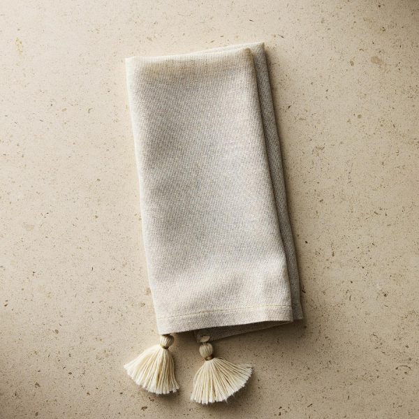 Tallo De Olivo Tassels Napkin  |  Table Linens Kitchen & Dining Table Linens