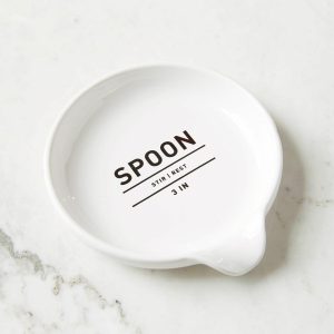 Utility Stoneware Spoon Rest  |  Kitchen Kitchen Kitchen