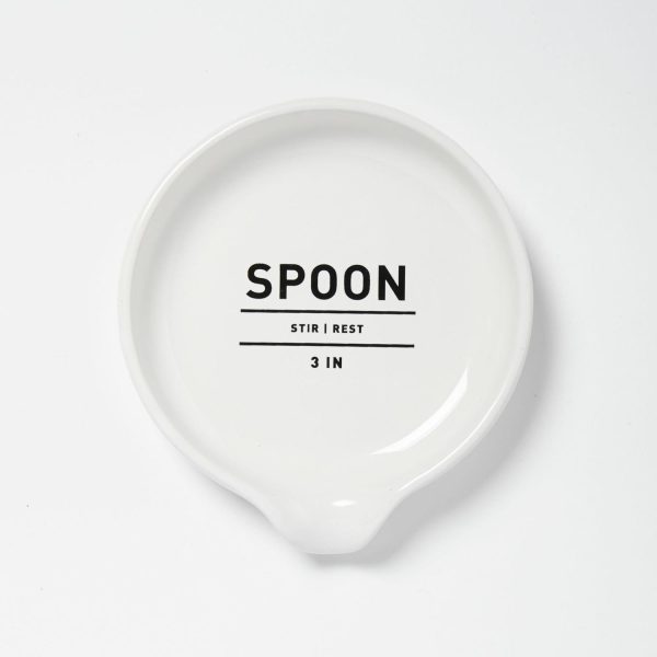 Utility Stoneware Spoon Rest  |  Kitchen Kitchen Kitchen