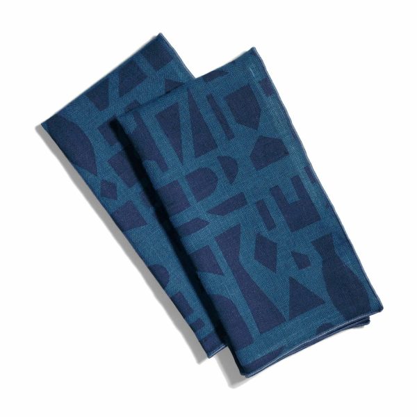 Willow Ship Linen Dinner Napkins- Mixta (Set Of 2)  |  Table Linens Kitchen & Dining Table Linens