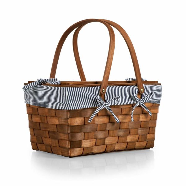 Wood Top Picnic Basket  |  Outdoor Kitchen & Dining Outdoor