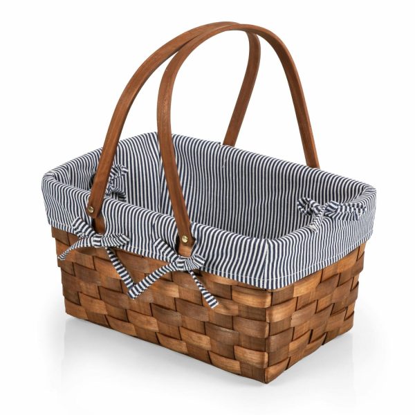 Wood Top Picnic Basket  |  Outdoor Kitchen & Dining Outdoor