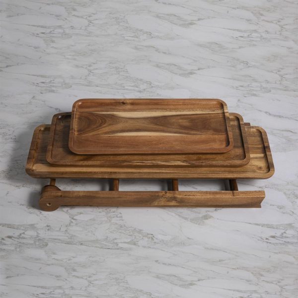 Wooden 3-Tier Server  |  Serveware Kitchen & Dining Serveware