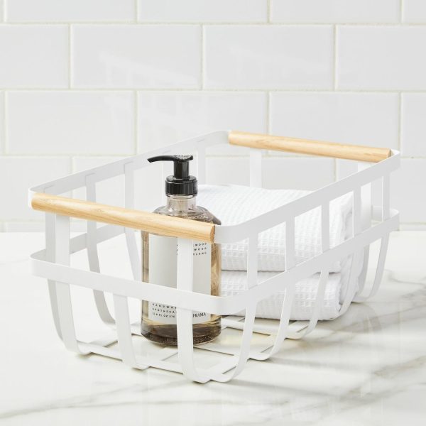 Yamazaki Dual Handle Storage Basket  |  Kitchen Kitchen Kitchen