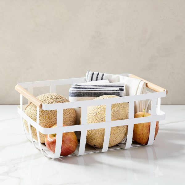 Yamazaki Dual Handle Storage Basket  |  Kitchen Kitchen Kitchen