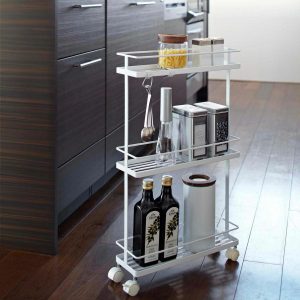 Yamazaki Slim Rolling Storage Cart  |  Kitchen Kitchen Kitchen