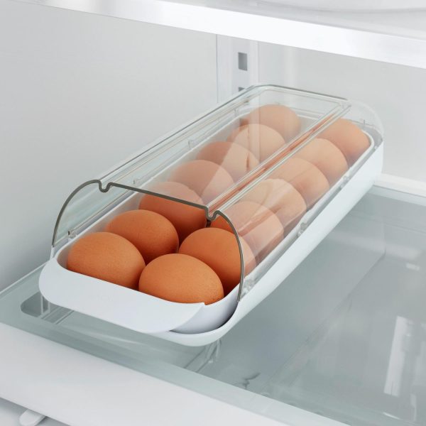 Youcopia Fridgeview® Rolling Egg Holder  |  Kitchen Kitchen Kitchen