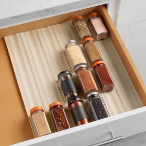 Youcopia Spiceline Spice Drawer Liner  |  Kitchen Kitchen Kitchen