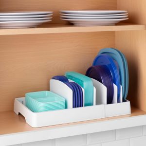 Youcopia Storalid® Expandable Container Lid Organizer  |  Kitchen Kitchen Kitchen