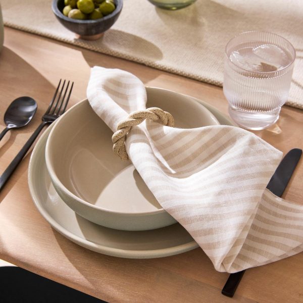 Keraclay Speckled Napkin Rings  |  Table Linens Kitchen & Dining Table Linens