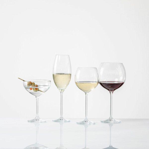 Note Crystal Champagne Glasses (Set Of 6)  |  Glassware & Barware Glassware & Barware Glassware & Barware