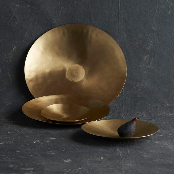 Artisan Brass Plate Sets  |  Serveware Kitchen & Dining Serveware