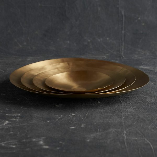 Artisan Brass Plate Sets  |  Serveware Kitchen & Dining Serveware