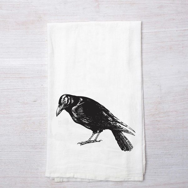 Counter Couture Crow Flour Sack Towel  |  Kitchen Kitchen Kitchen