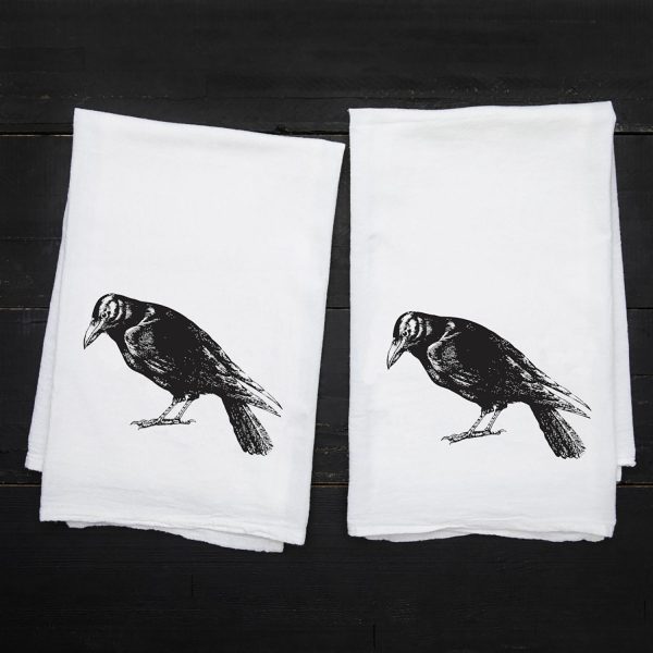 Counter Couture Crow Flour Sack Towel  |  Kitchen Kitchen Kitchen